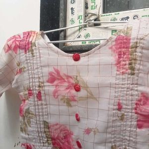 Beautiful Floral Print Kurta