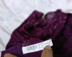 Purple Lace Bra