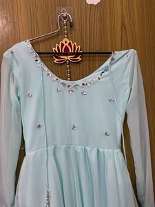 Elegant Sky Blue Kurta Set