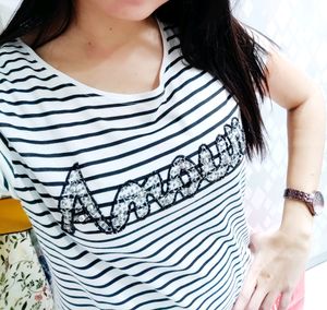 Bare Denim - Amour Sequin Detailing Top