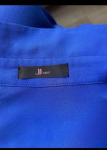 Imported stylish Royal Blue Wrap Top