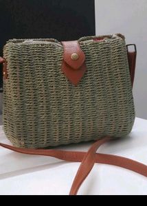 Woven Crossbody Bag