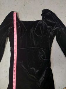 Black Velvet Dress