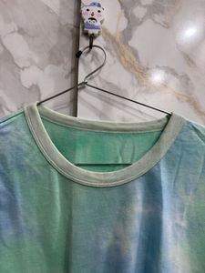 Tie-Dye Knot Front T-Shirt