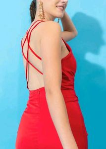 Red Bodycon Mini Dress