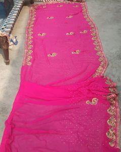 Heavy Border Saree