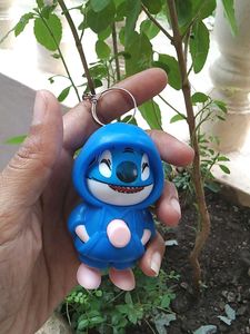 🧿Cute Blue Cartoon Character Keychain