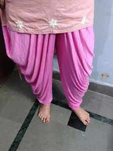 Pink Dhoti Pants readymade new women