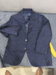 kids Blue Patterned Blazer 8-10 years
