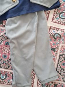 Boys' Ethnic Suit with Vest and Bowtie