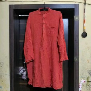 Men's Orange Kurta