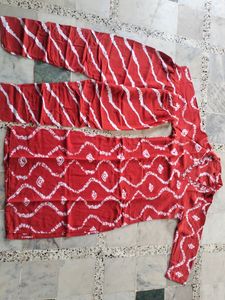 Rayon Material Small Size Kurta Set