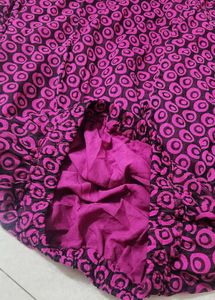 Black Pink Skirt For Navratri Colours😍