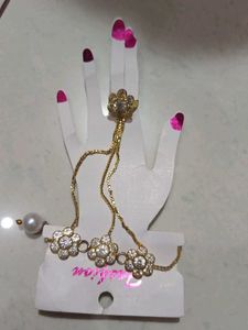 Elegant Hand Harness Ring Bracelet