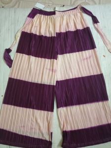 NEW Boho Striped Pleated Palazzos