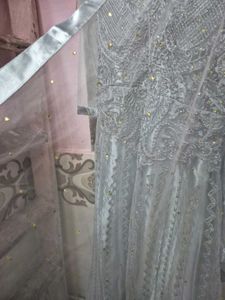 Beautiful Sky Blue Embellished Gown