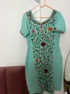 Embroidered Kurti Set