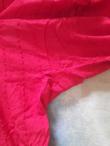 Red Embroidered Palazzo Pants