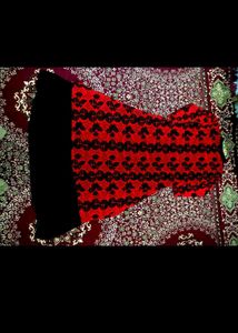 festive corset kurta and trouser set