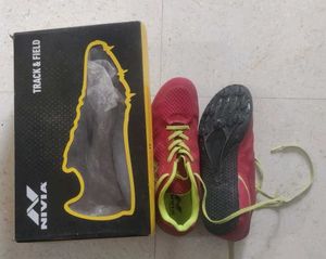Unisex Nivia Sprint shoes  spikes for running race