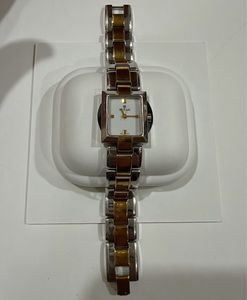 Titan Two-Tone Rectangular Women's Watch