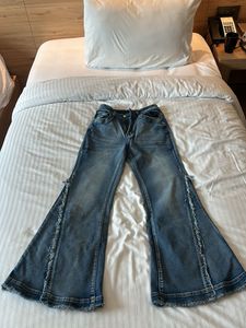 High Waist Vintage Flare Leg Jeans