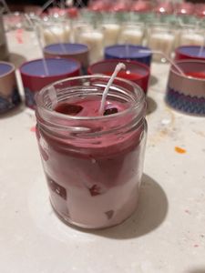 Handmade Layered Jar Candle