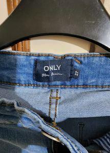 ONLY Blue Faded Skinny Jeans