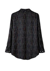 WOMEN'S Graphic Print Shirt | Black