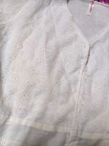 Chic White Broderie Anglaise Top