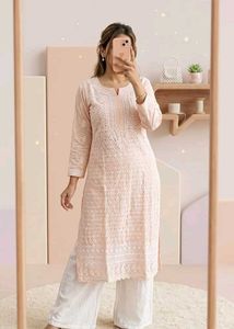 Elegant Chikankari Kurta Set