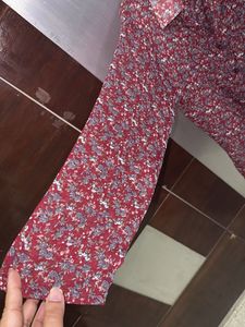 Floral Print Button-Down Shirt