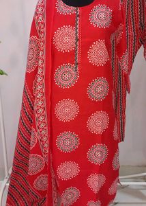 Bright Red Beautiful New With Tag SUIT Set