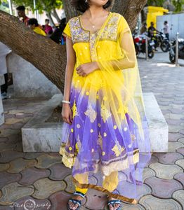 Free Shipping New Anarkali Churidar Set