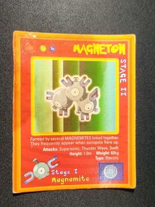 Alpenliebe pokemon Chase card MAGNETON