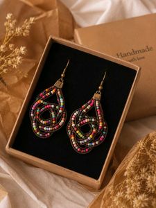 ⭐Handmade y2k Earrings Boho Multicolor Beaded