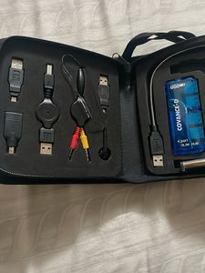 USB travel accessories bag