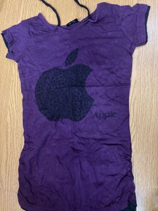 Purple Apple Logo T-Shirt