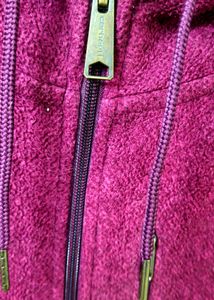 Carhartt Burgundy Zip-Up Hoodie
