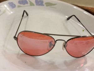 Ray-Ban Aviator Sunglasses - Pink Lens