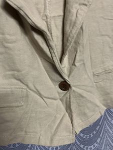 Sleeveless Beige vest