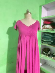 V-Neck Maxi Gown