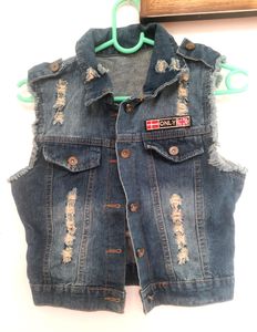 Denim Half Jacket