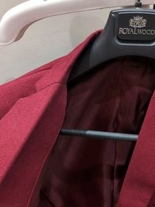 Men's Burgundy Blazer