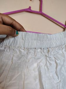Off White Straight Pants