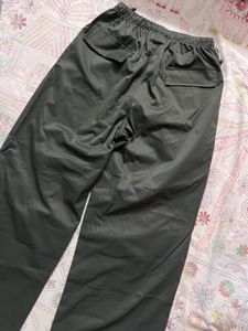 Burger Bae dark olive green Parachute Pants