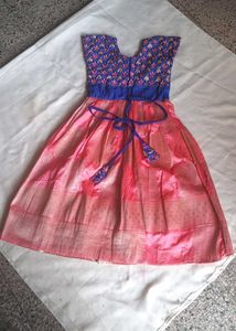 Beautiful Pink &amp; Blue Lehenga Choli