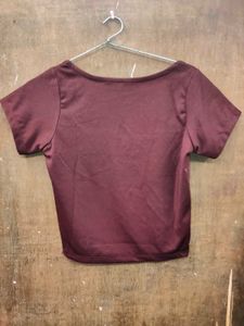 Shein Square Neck Short Sleeve Tshirt