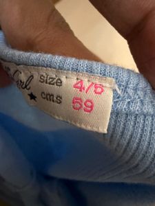 Light Blue Bikini Top/ romper suit