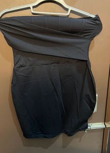 Newme-Chic Black Tube Dress